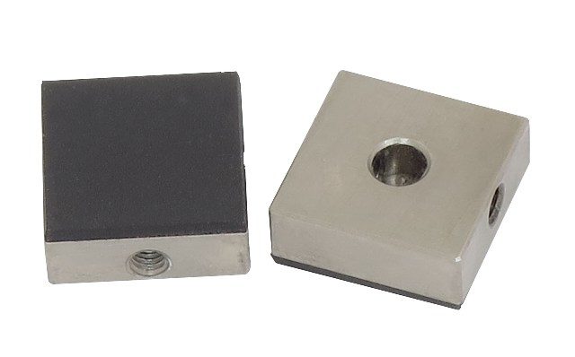 Standard gummibeschichtete Backen 15x15 mm Für Proben 0-6 mm